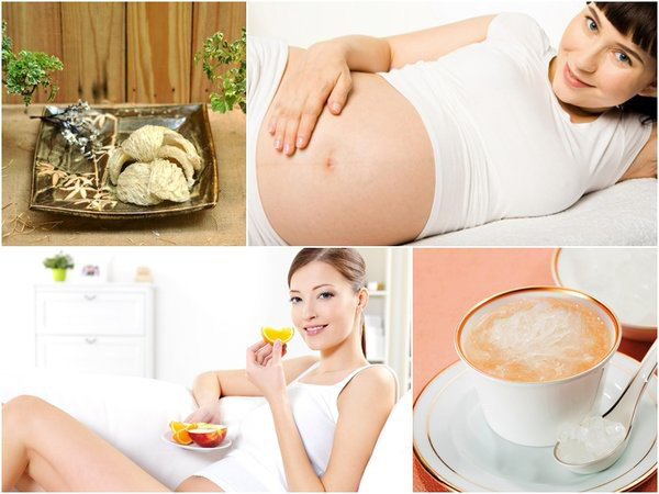 Yến chưng đường phèn tốt cho bà bầu và thai nhi